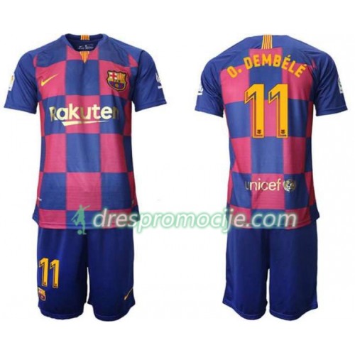 FC Barcelona Dres Ousmane Dembele 11 Dječji Domaći 2019/20 Kratkih Rukava FC Barcelona Dres Ousmane Dembele 11 Dječji Domaći 2019/20 Kratkih Rukava